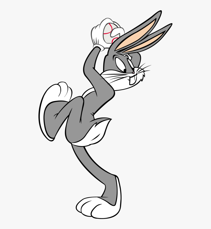 Bugs Bunny Throwing A Baseball - Bugs Bunny Gif Png, Transparent Png, Free Download