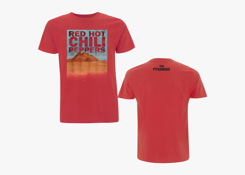 Men"s The Pyramids Of Giza Red T-shirt - Merch Redhotchilipeppers Shirt Design, HD Png Download, Free Download