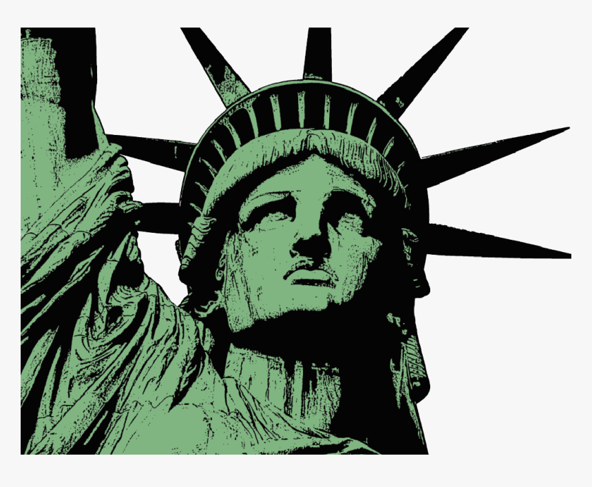 Aged United States Of America A Symbol Of Freedom - Statue Of Liberty, HD Png Download, Free Download