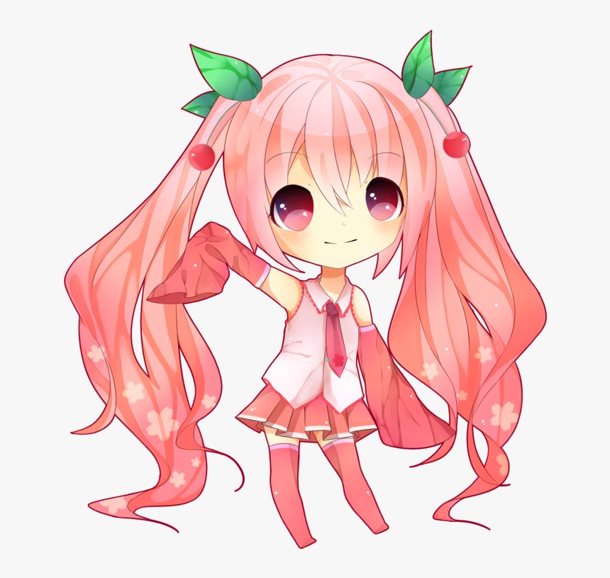 Thumb Image - Chibi Pink Hatsune Miku, HD Png Download, Free Download