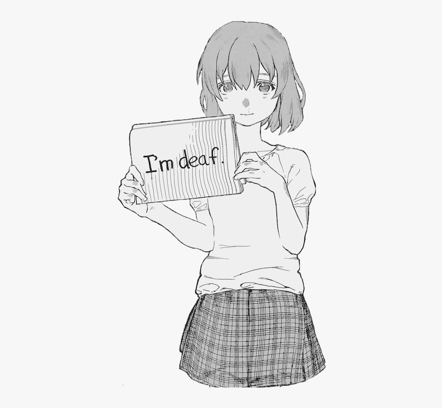 Imdeaf - Silent Voice Manga Shoko, HD Png Download, Free Download