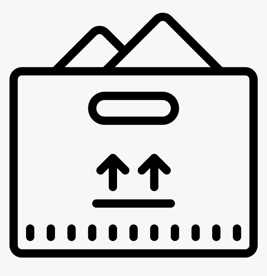 Cardboard Box Icon - Tas Belanja Icon Png, Transparent Png, Free Download