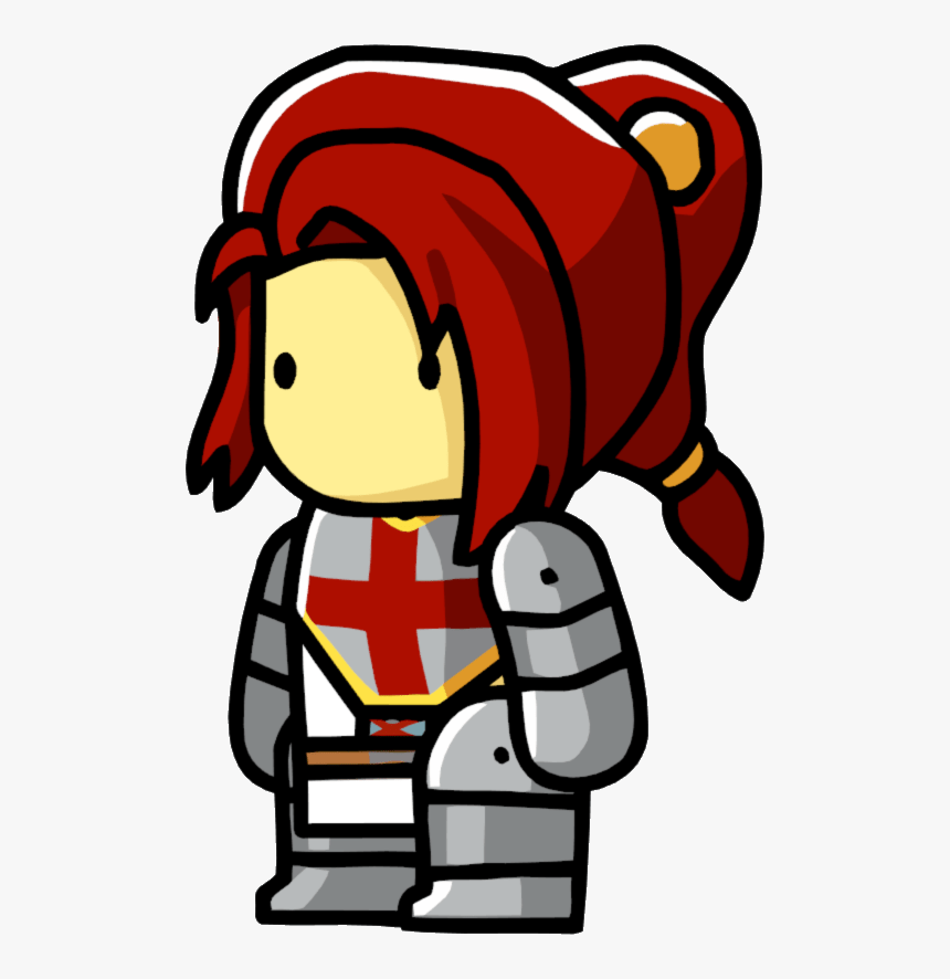 Scribblenauts Female Crusader - Crusader Png, Transparent Png, Free Download