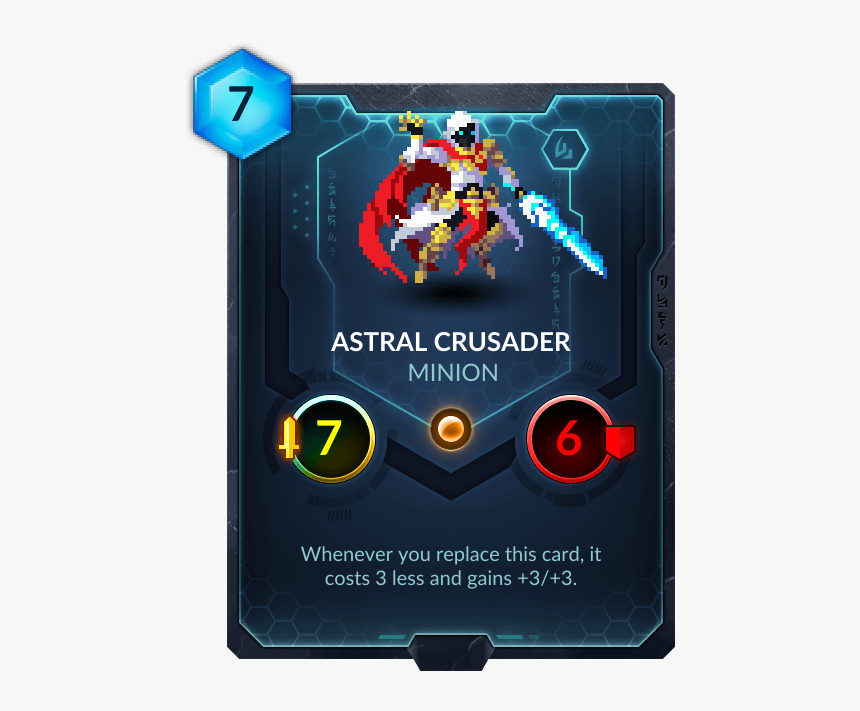 Astral Crusader - Archon Spellbinder Duelyst, HD Png Download, Free Download