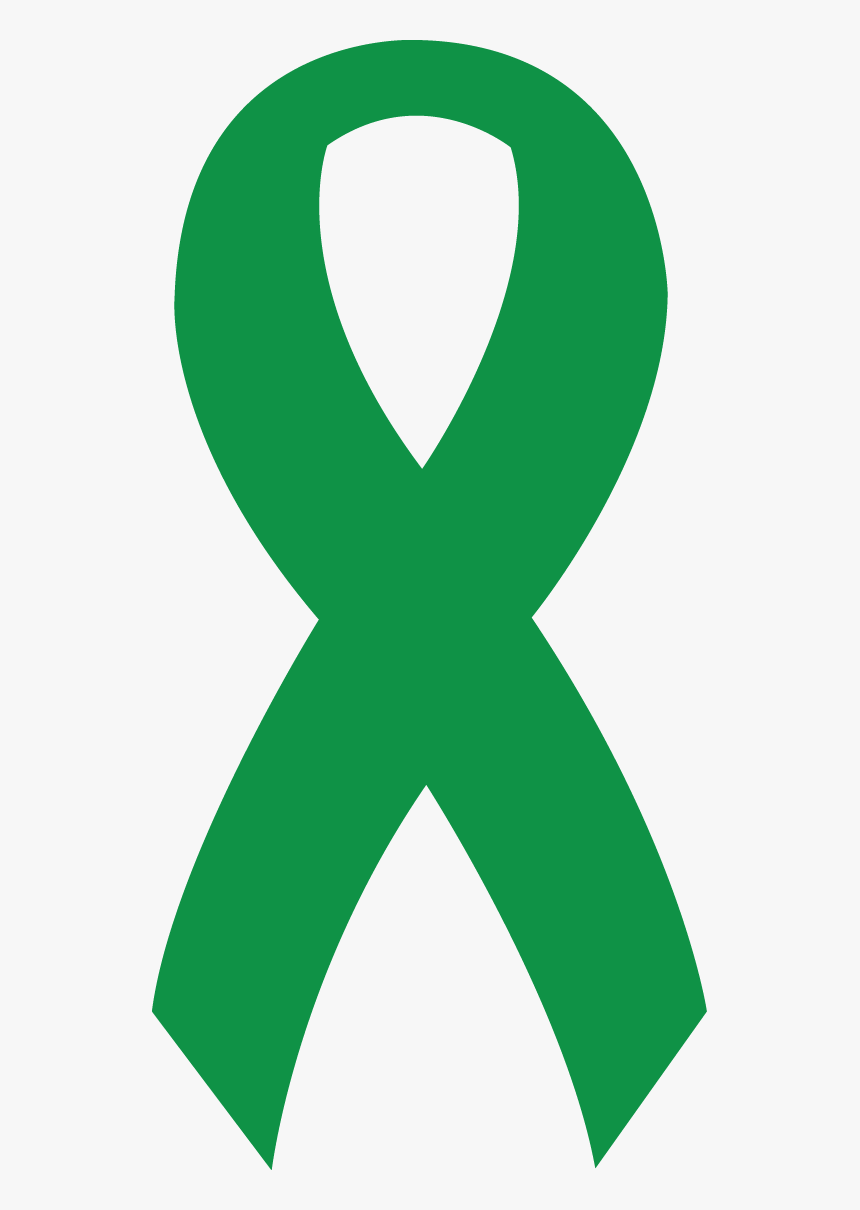 Transparent Injury Clip Art - Green Ribbon Brain Injury, HD Png Download, Free Download