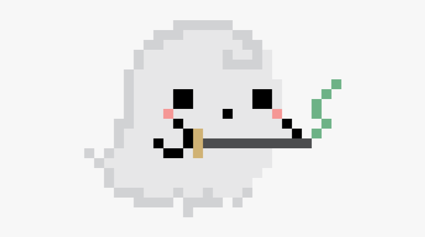 Kawaii Pixel Ghost Stickers Messages Sticker-2 - Sans Blue Eye Gif, HD Png Download, Free Download