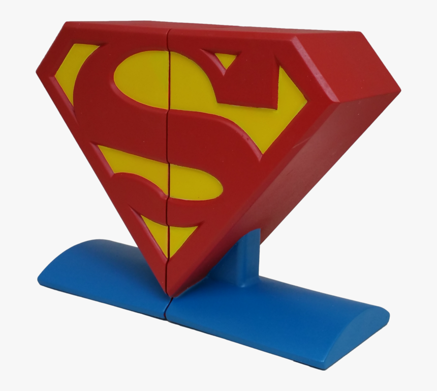 Dc Comics Superman Logo Bookends Superman Logo, Dc - Superman Logo Bookends, HD Png Download, Free Download