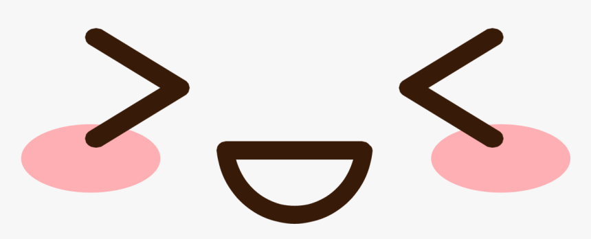 Emoticones ] Caritas Kawaii - Kawaii Face Transparent Background, HD Png Download, Free Download