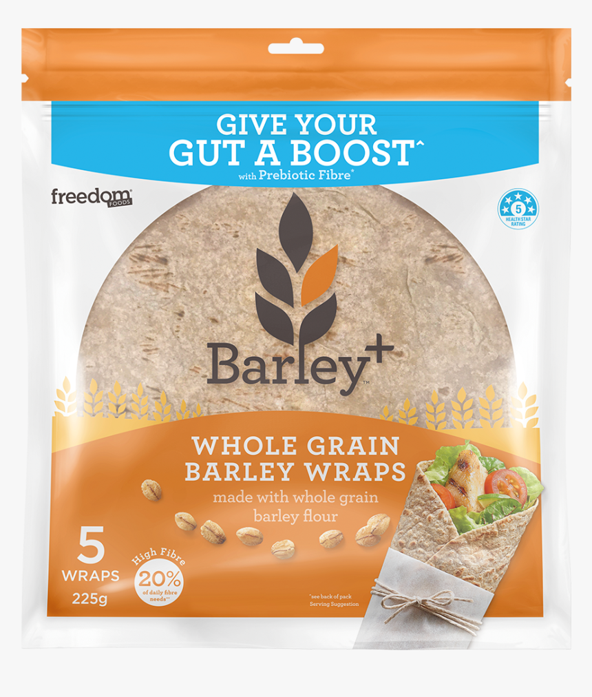 Whole Grain Barley Wraps - Barley Freedom Foods, HD Png Download, Free Download