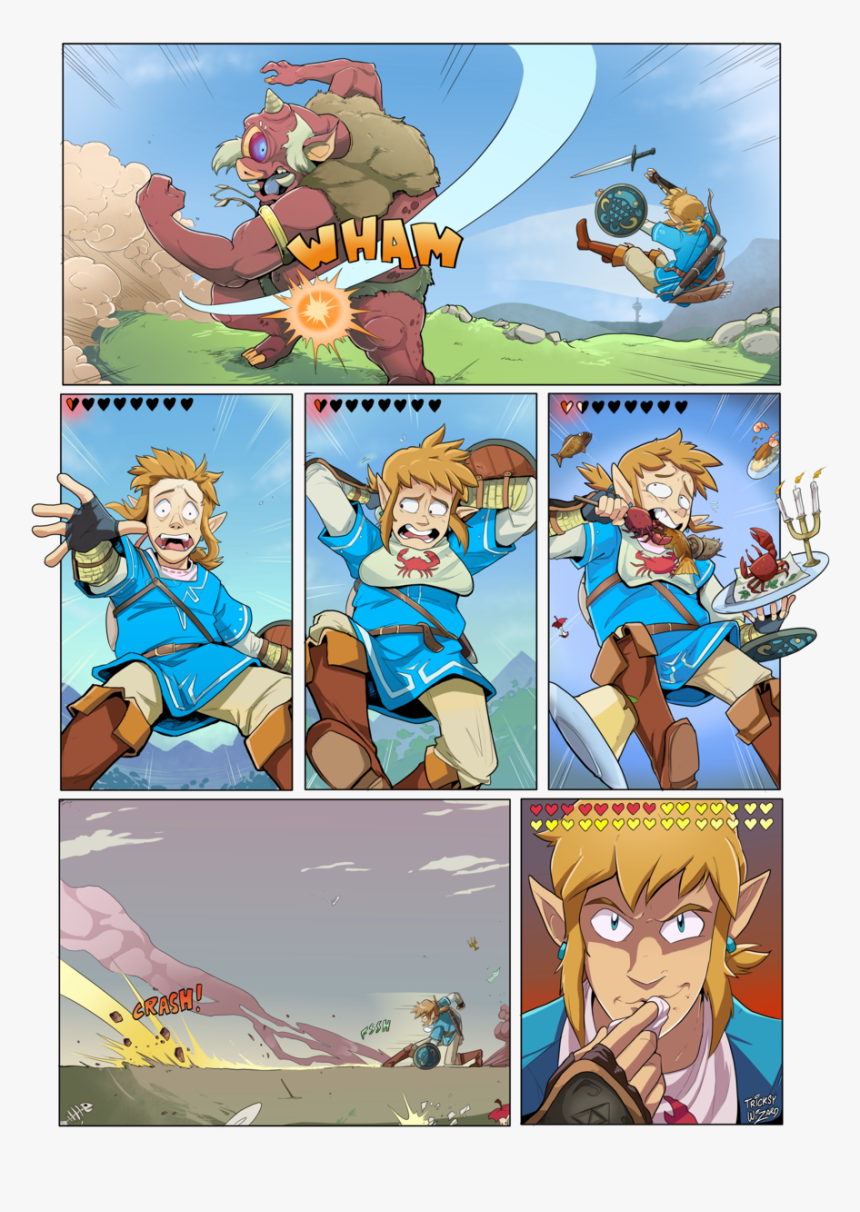 In Flight Meal - Legend Of Zelda Breath Of The Wild Comics, HD Png Download, Free Download