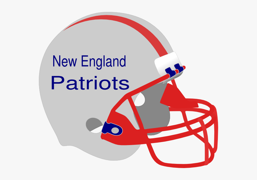 New England Patriots Helmet Clip Art At - Gold Football Helmet Clipart, HD Png Download, Free Download