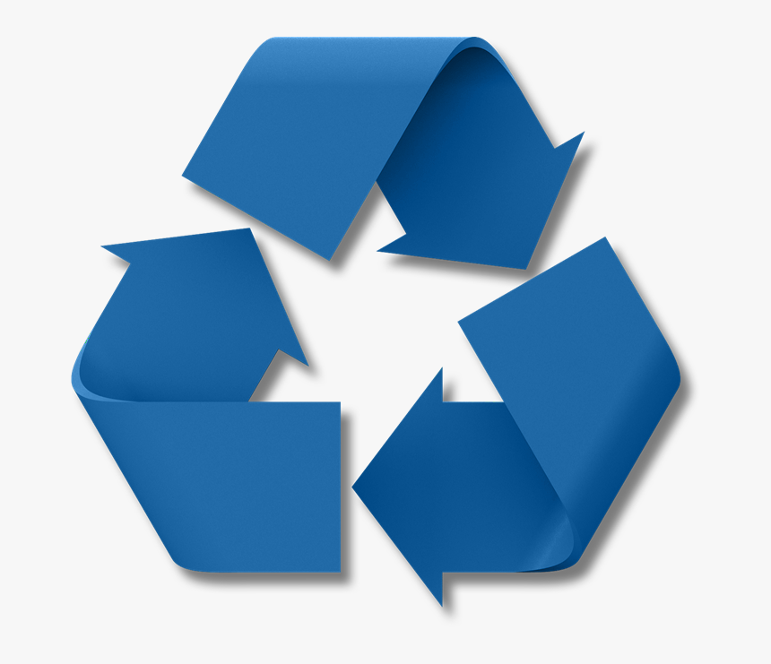 Transparent Recyclables Clipart - Reduce Reuse Recycle Blue, HD Png Download, Free Download