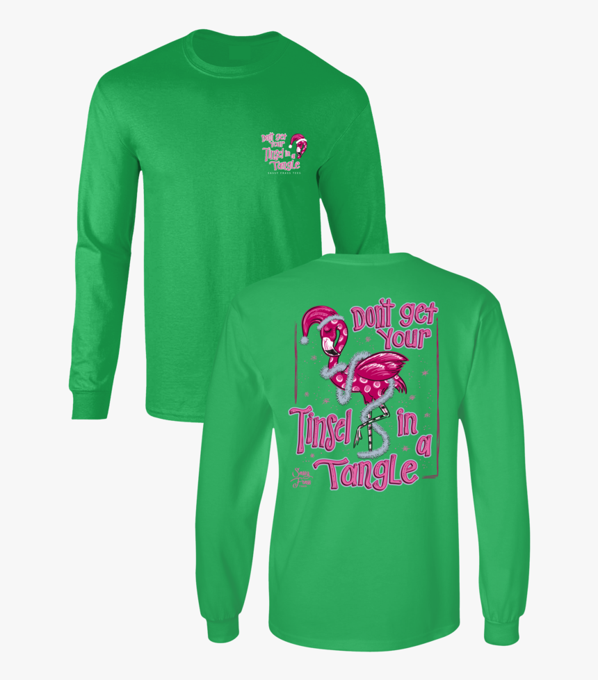 Long Sleeve Comfort Colors Holiday Shirt, HD Png Download, Free Download