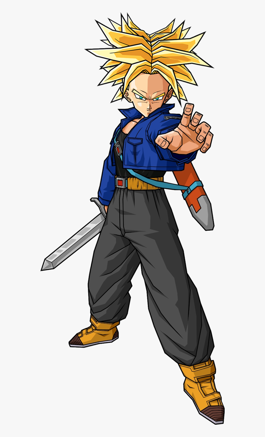 Future Trunks Dbm Ssj1 - Trunks Dragon Ball Costume, HD Png Download, Free Download