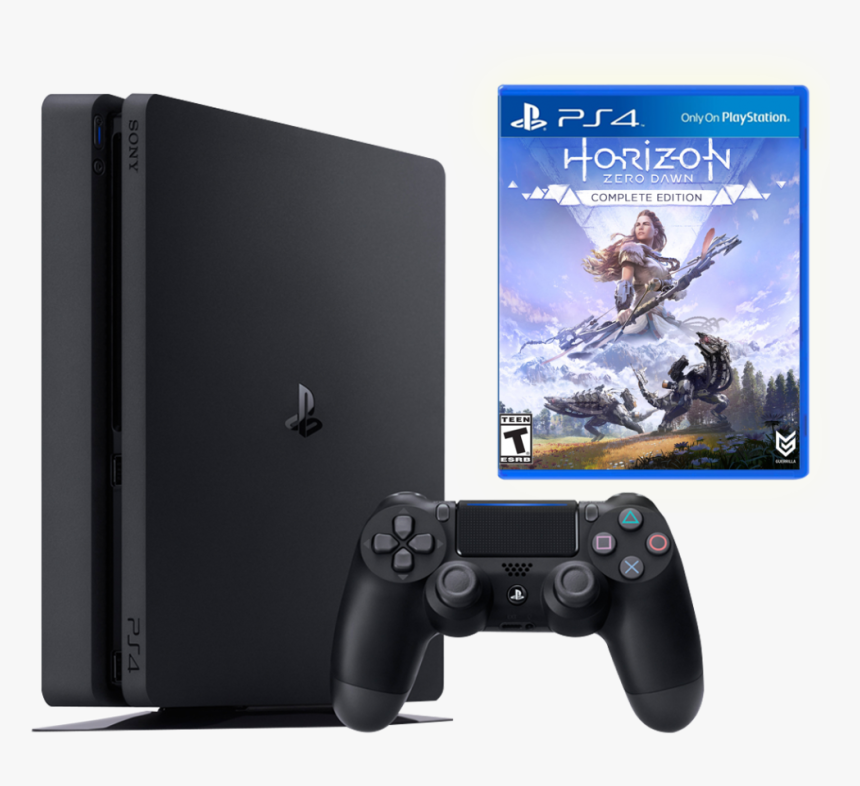 Sony Playstation 4 Slim 1tb Horizon Zero Dawn - Horizon Zero Dawn, HD Png Download, Free Download