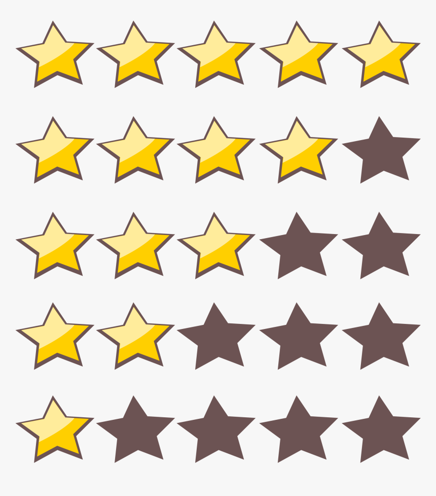 Rating System Big Image - 5 Star Rating, HD Png Download, Free Download