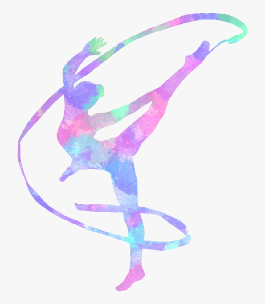 Download Hd Gymnastic Rhythmicgymnastics Clipart , - Transparent Rhythmic Gymnastics Ribbon, HD Png Download, Free Download