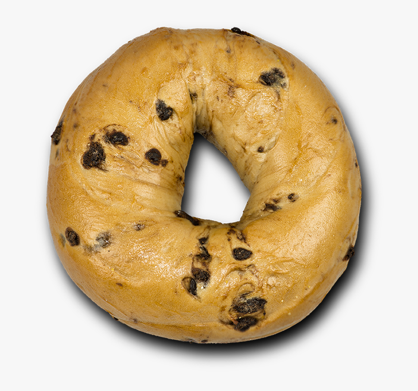 Bagel Chocolate Chip - Chocolate Chip Bagel, HD Png Download, Free Download