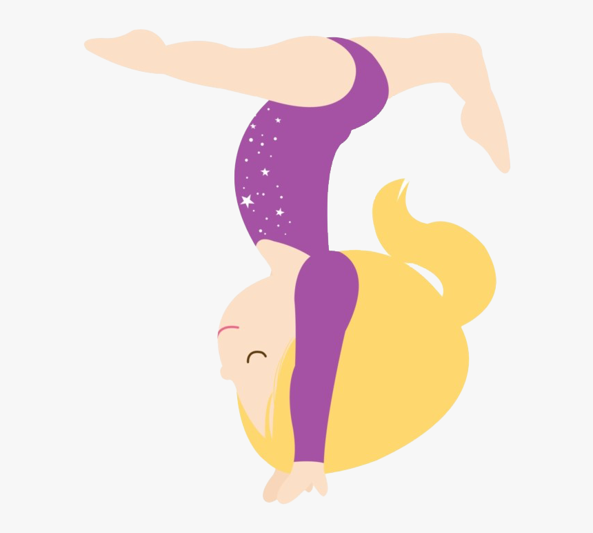 Gymnast Cartoon Clip Art, HD Png Download, Free Download