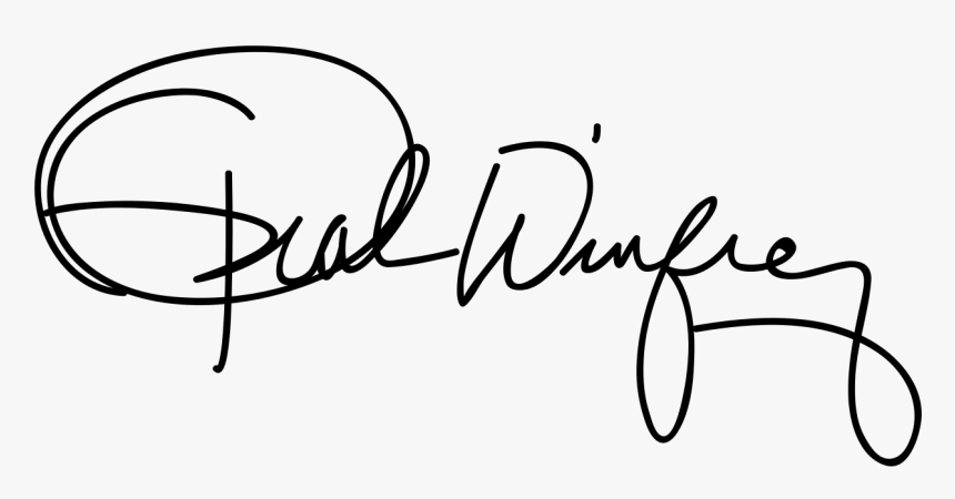 Oprah Winfrey Signature, HD Png Download, Free Download