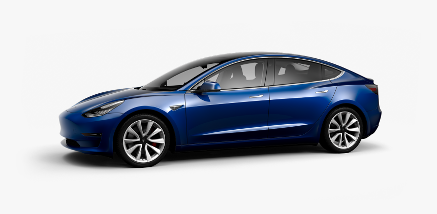 Tesla Car Png - Tesla Model 3 Renting, Transparent Png, Free Download