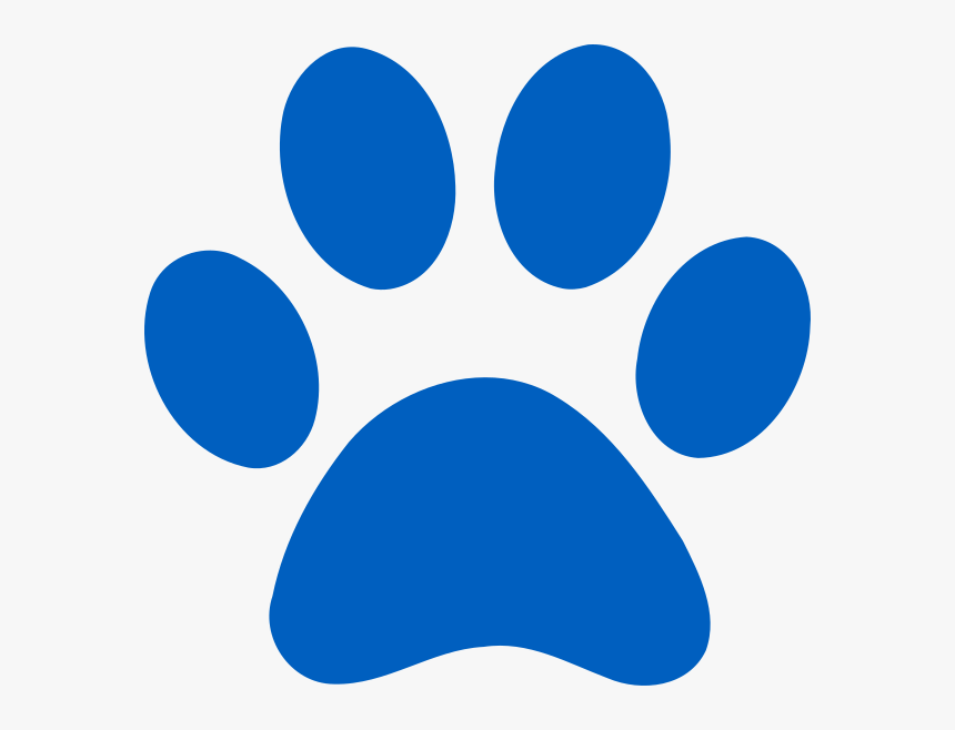 Blue Paw Print Logo Clipart , Png Download - Paw Print Blues Clues, Transparent Png, Free Download