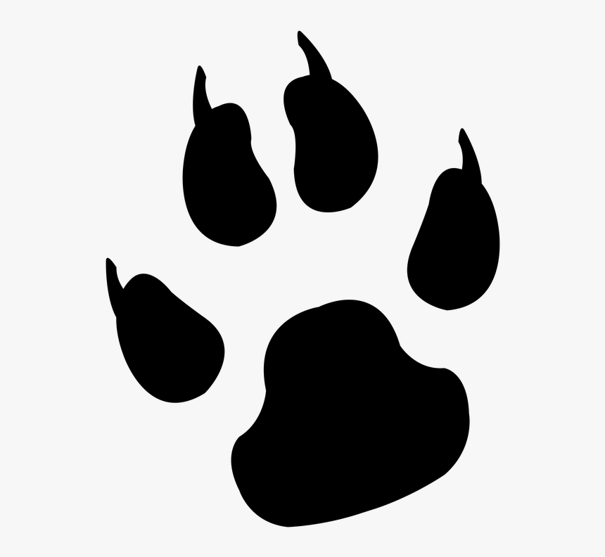 Black Lion Paw Print, HD Png Download, Free Download