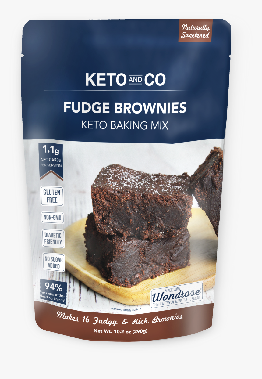 Keto And Co Fudge Brownie Mix, HD Png Download, Free Download