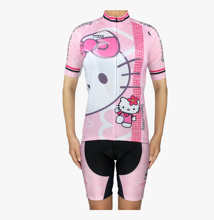Hello Kitty Women"s Cycling Kits, HD Png Download, Free Download