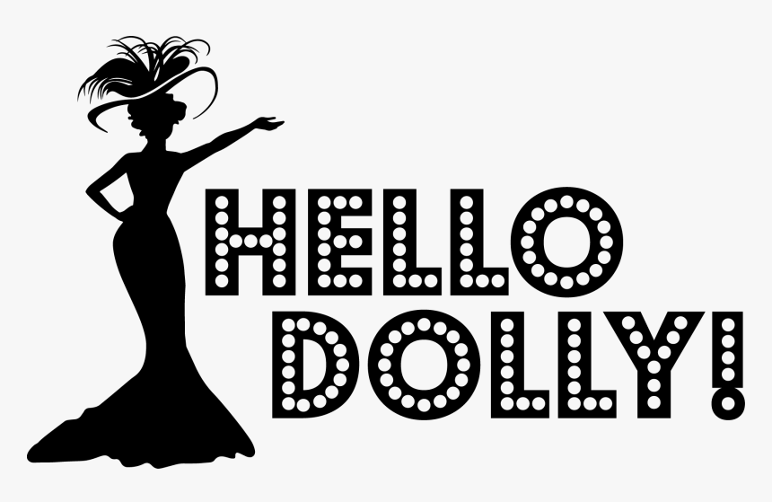 06 Hello Dolly Black - Hello Dolly Black And White, HD Png Download, Free Download