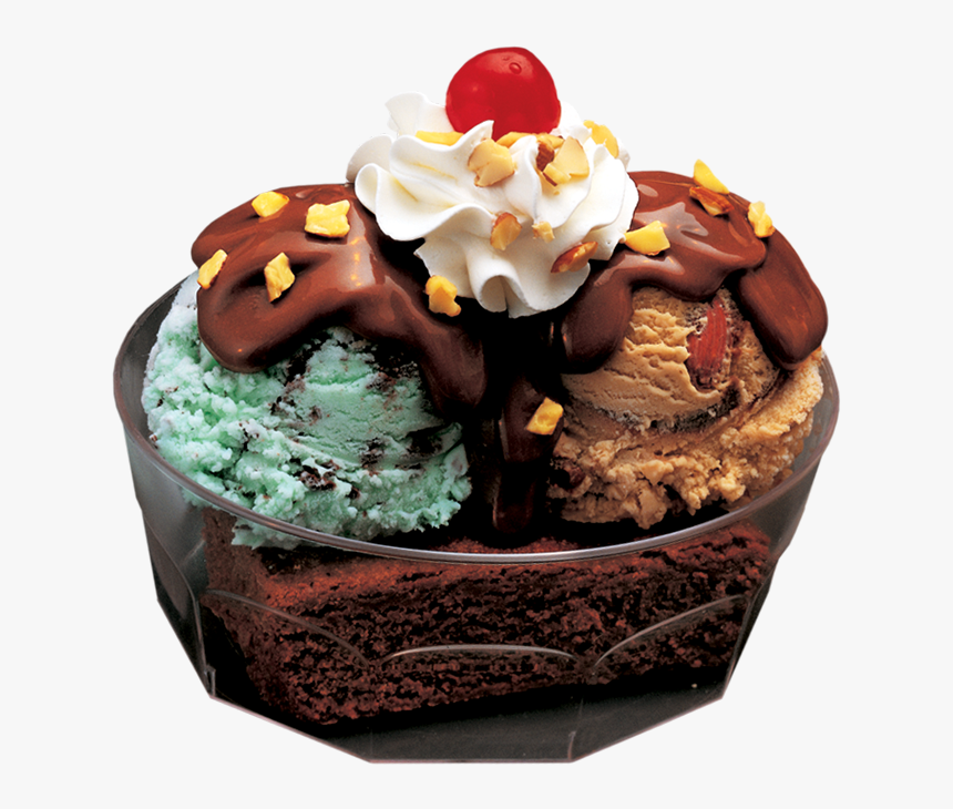 Brownie A La Mode Sundae - Baskin Robbin Brownie Ala, HD Png Download, Free Download