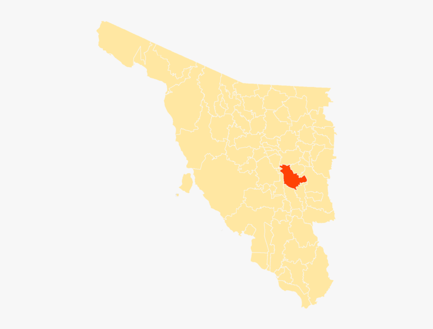 Mapa Municipios Sonora San Pedro De La Cueva - San Luis Rio Colorado Mapa, HD Png Download, Free Download