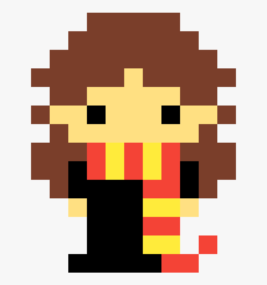 Goomba Minecraft Pixel Art Clipart , Png Download - Hermione Granger Pixel Art, Transparent Png, Free Download