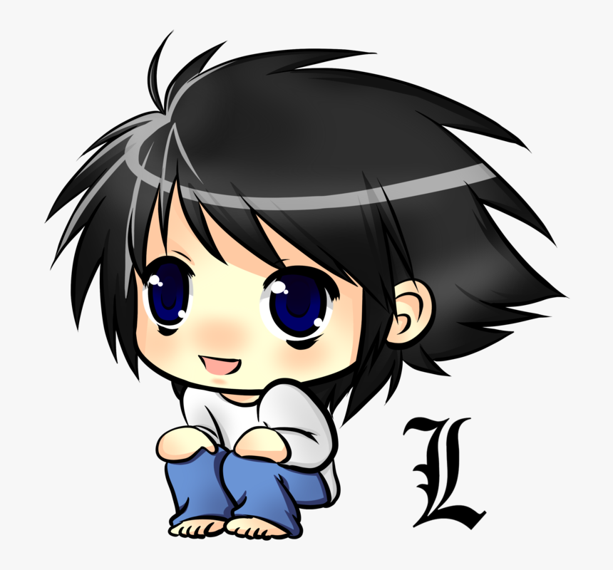 Collection Of Free Lighter Drawing Death Note Download - Death Note Chibi, HD Png Download, Free Download