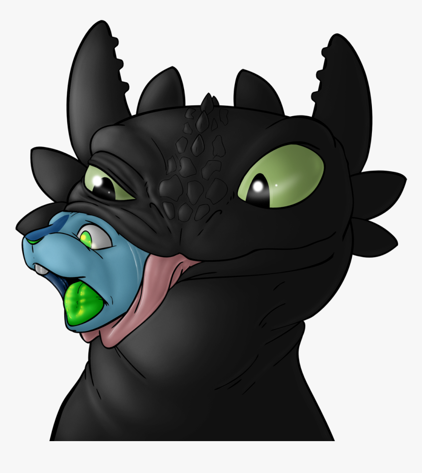 Mimic Jade And Toothless - Fur Affinity Vore, HD Png Download, Free Download