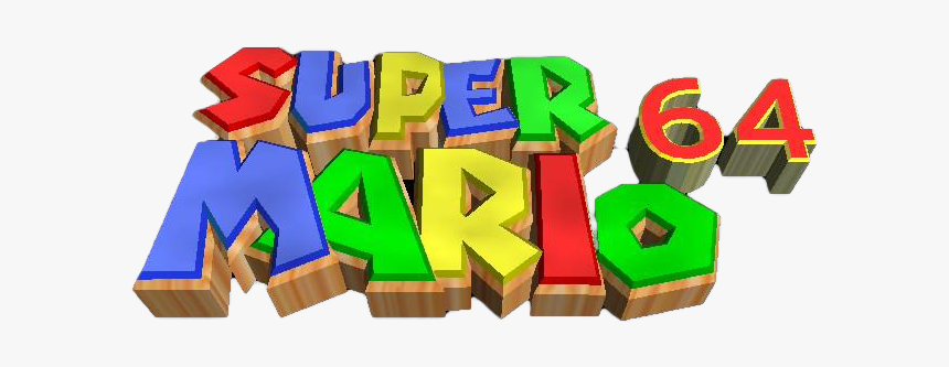 Super Mario 64 Logo, HD Png Download, Free Download