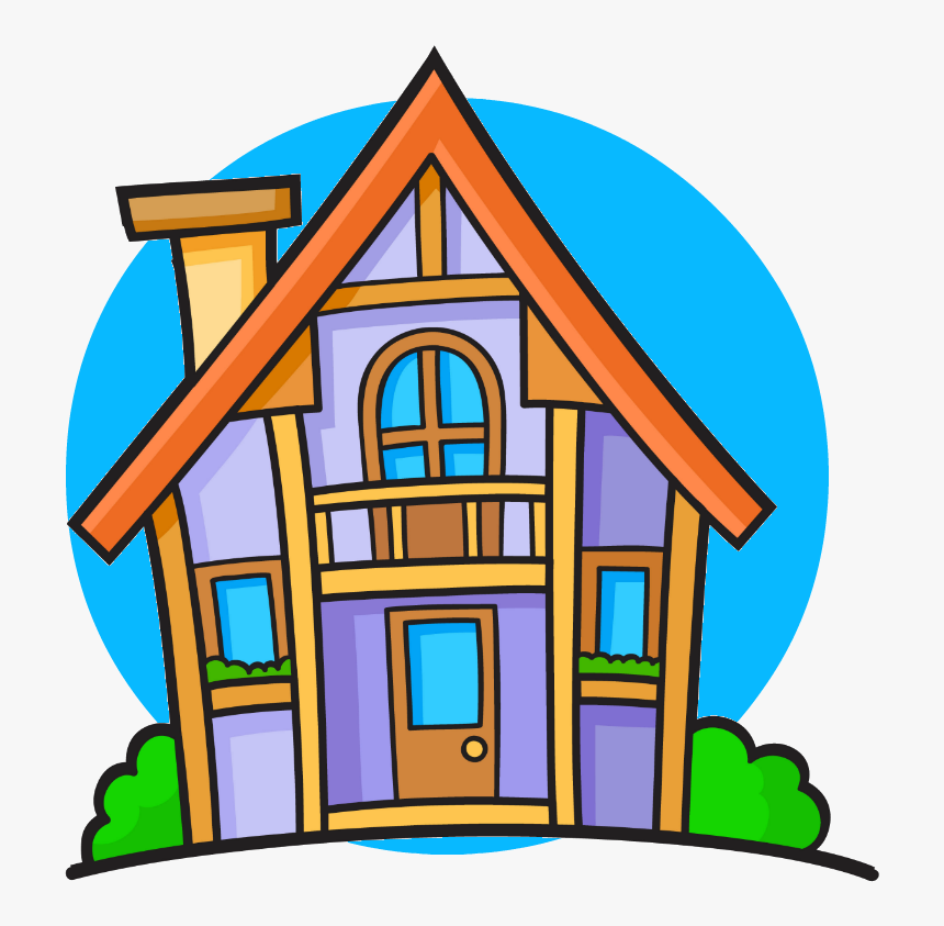 Circle House - Pop Art House Drawing, HD Png Download, Free Download