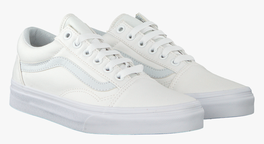 White Vans Sneakers Old Skool Wmn - Sneakers, HD Png Download, Free Download