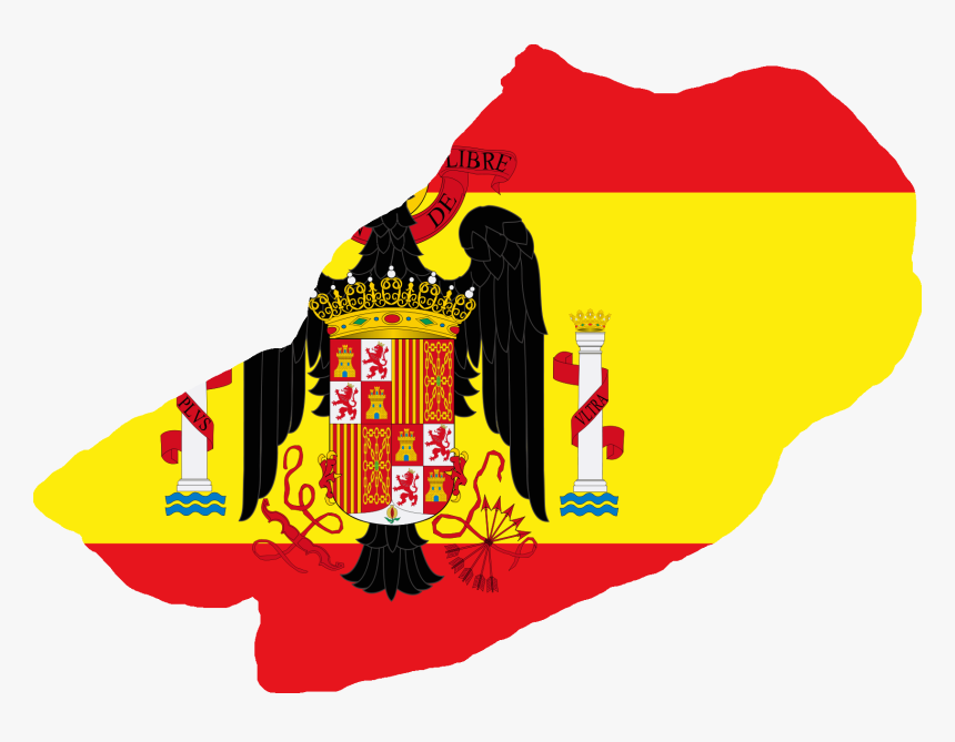 Spanish Flag Png Download - Franco Spain Flag, Transparent Png, Free Download