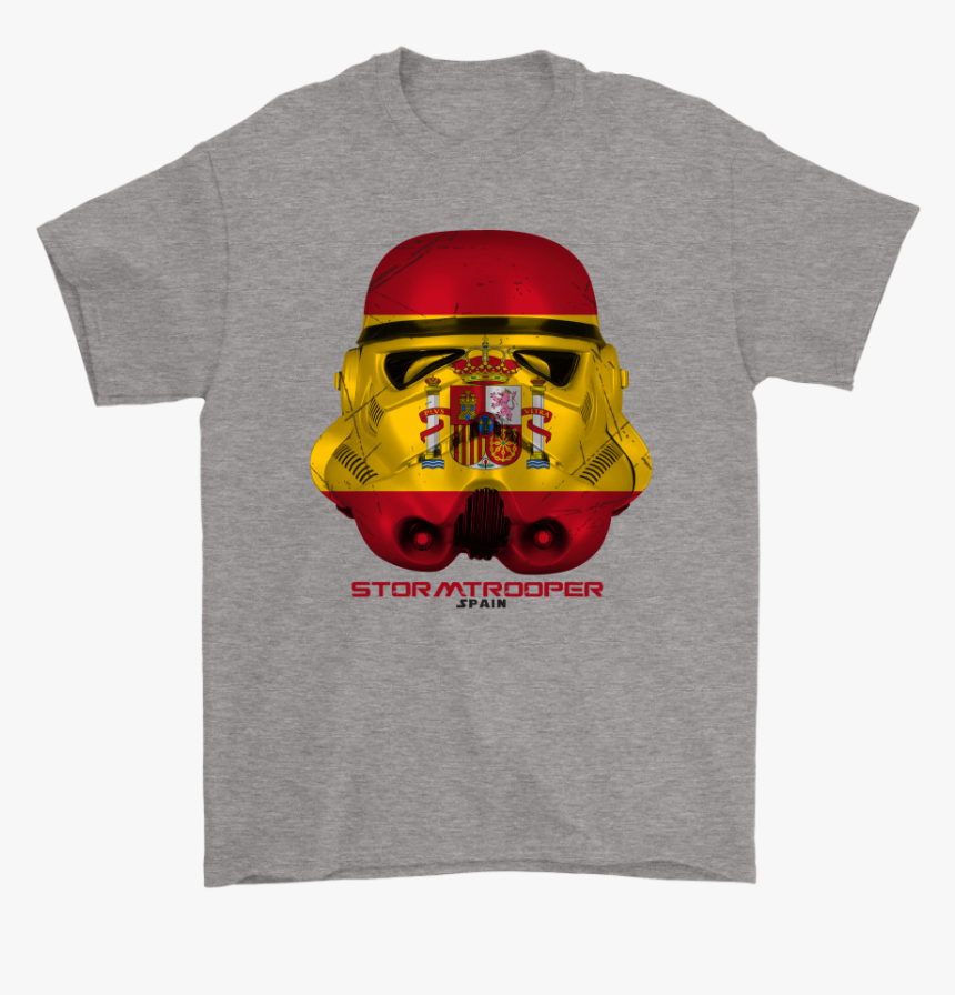Star Wars Stormtrooper Mask Paint The Spain Flag Shirts - Lomachenko Shirt, HD Png Download, Free Download
