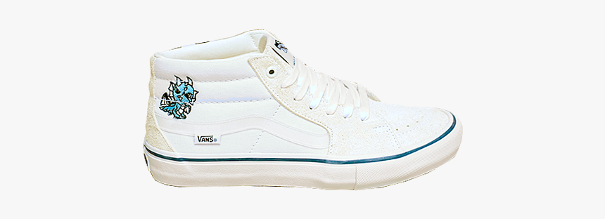 Vans Sk8 Mid Pro Ltd X Alltimers White Preview - Baby Blue Nike Air Force 1, HD Png Download, Free Download
