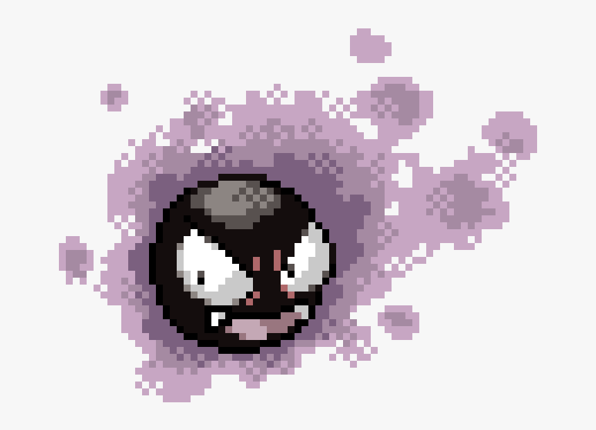 Gastly Pixelart, HD Png Download, Free Download