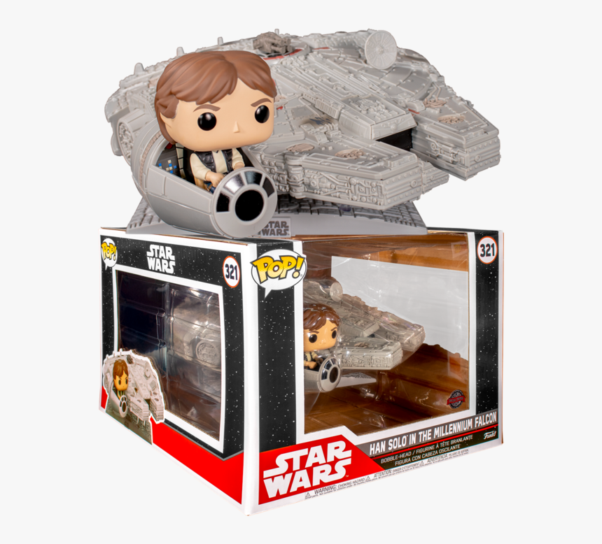 Funko Pop Han Solo Millennium Falcon, HD Png Download, Free Download