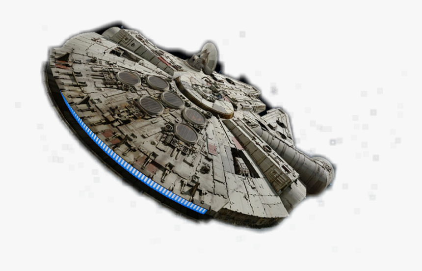 #star Wars Millenium Falcon - Millennium Falcon Foto On Movie, HD Png Download, Free Download