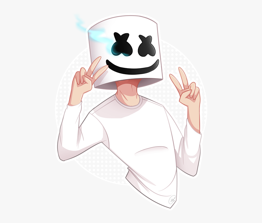 Marshmello Fanart, HD Png Download, Free Download