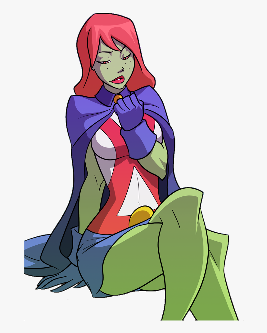 💚miss Martian Sticker💚 - Dc Miss Martian Art, HD Png Download, Free Download