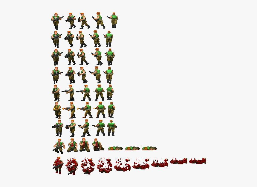 Metal Slug Sprites Png, Transparent Png, Free Download