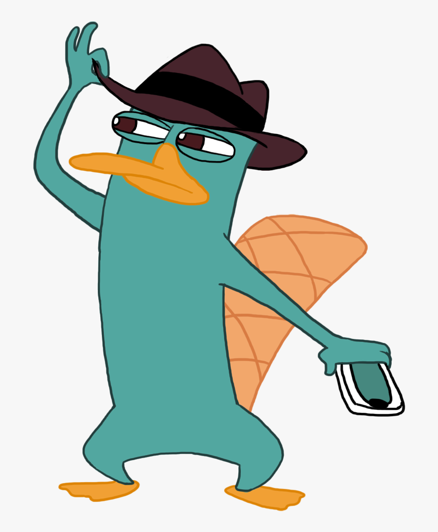 Perry The Platypus Holding Hat, HD Png Download, Free Download