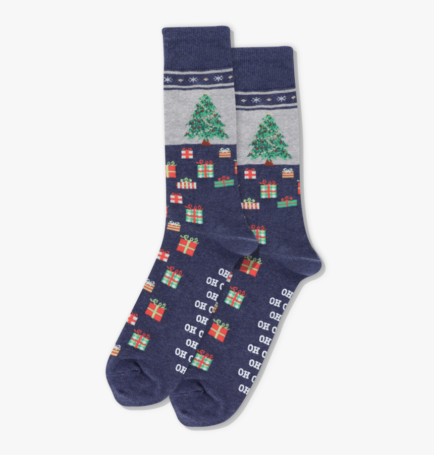 Men"s Christmas Tree Crew Socks"
 Class="slick Lazy - Sock, HD Png Download, Free Download