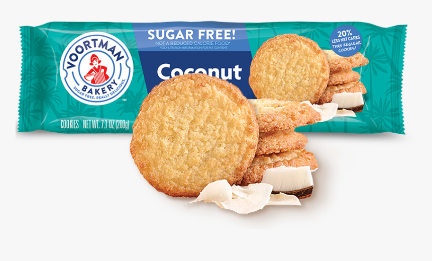 Sugar Free Coconut - Shortbread, HD Png Download, Free Download